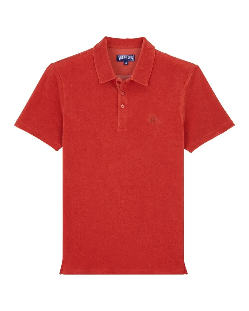 Vilebrequin Poloshirt Ziegelrot