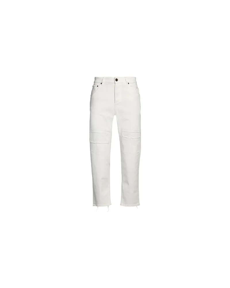 PT TORINO HOSEN & RÖCKE - Jeanshosenauf YOOX.COM Weiß