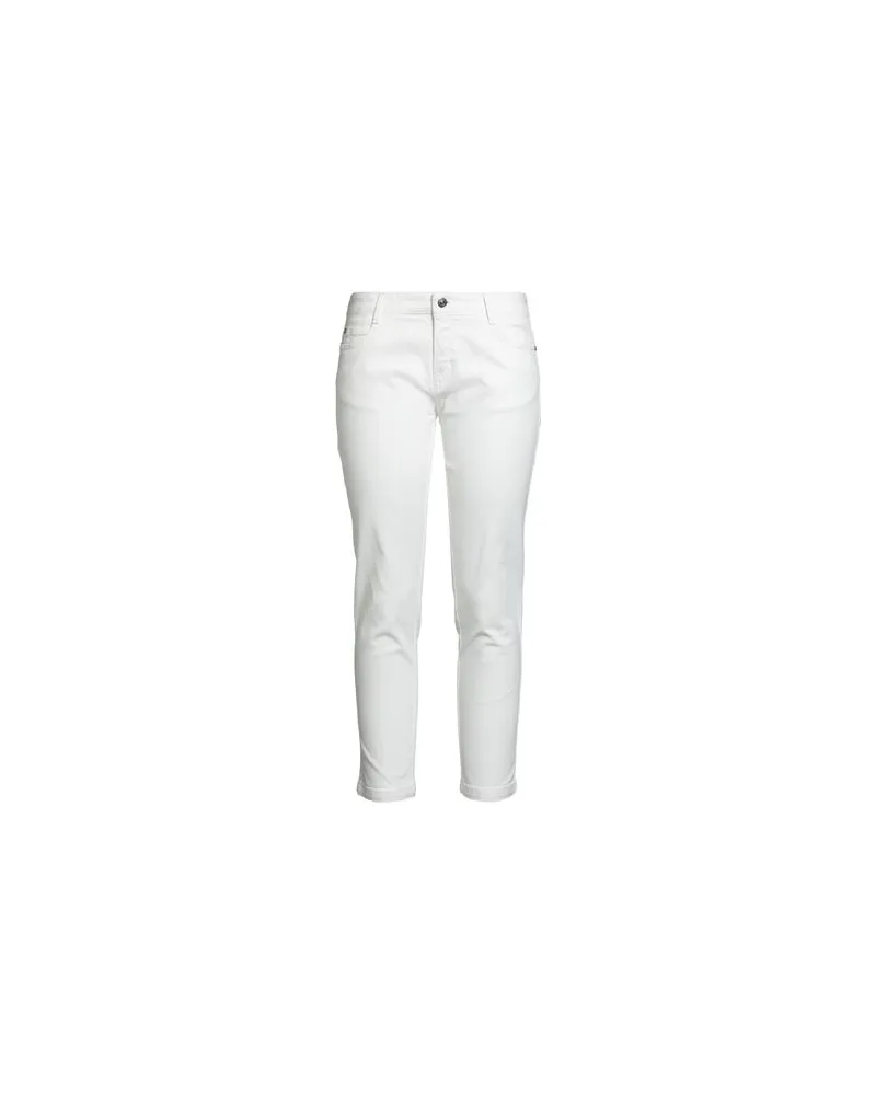 Ermanno Scervino HOSEN & RÖCKE - Jeanshosenauf YOOX.COM Weiß