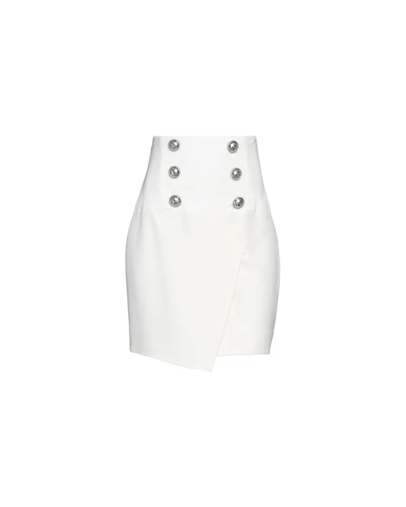 Balmain HOSEN & RÖCKE - Miniröckeauf YOOX.COM Weiß