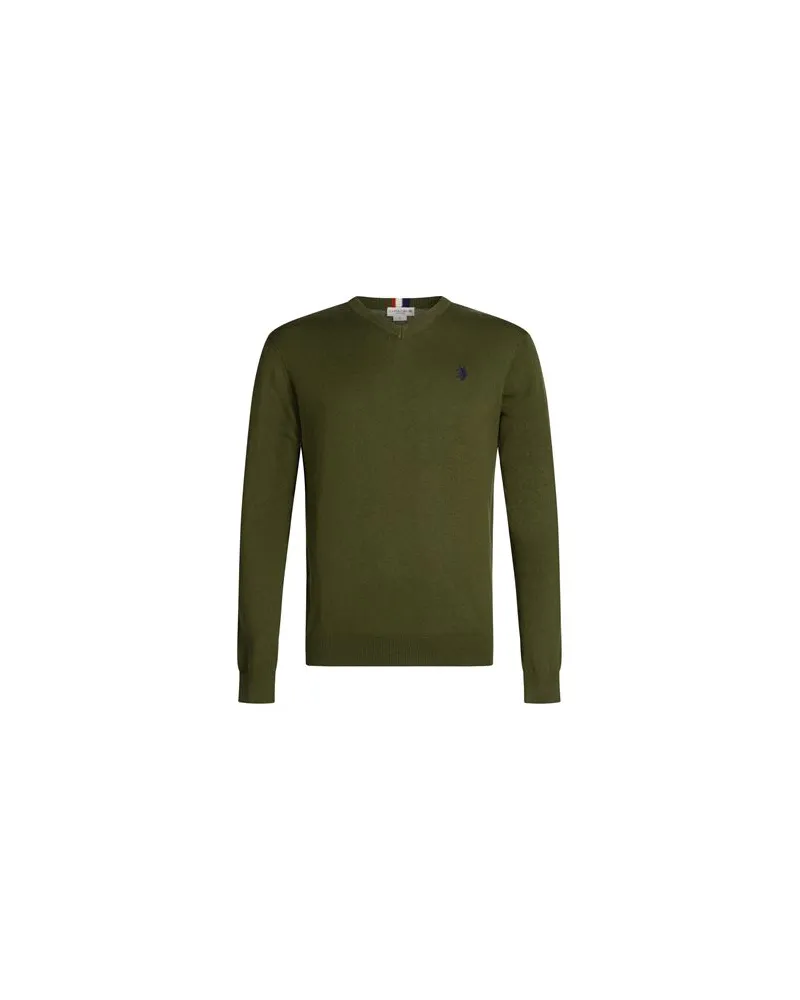 U.S. Polo Assn.  U POLO ASSN. - STRICKWAREN - Pulloverauf YOOX.COM Militärgrün