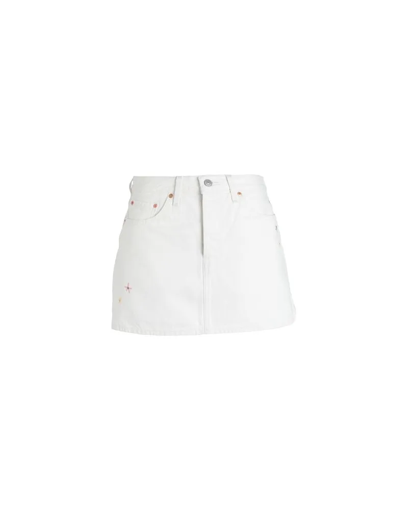 Levi's ICON SKIRT MED INDIGO - WORN IN  - HOSEN & RÖCKE - Jeansröckeauf YOOX.COM Elfenbein