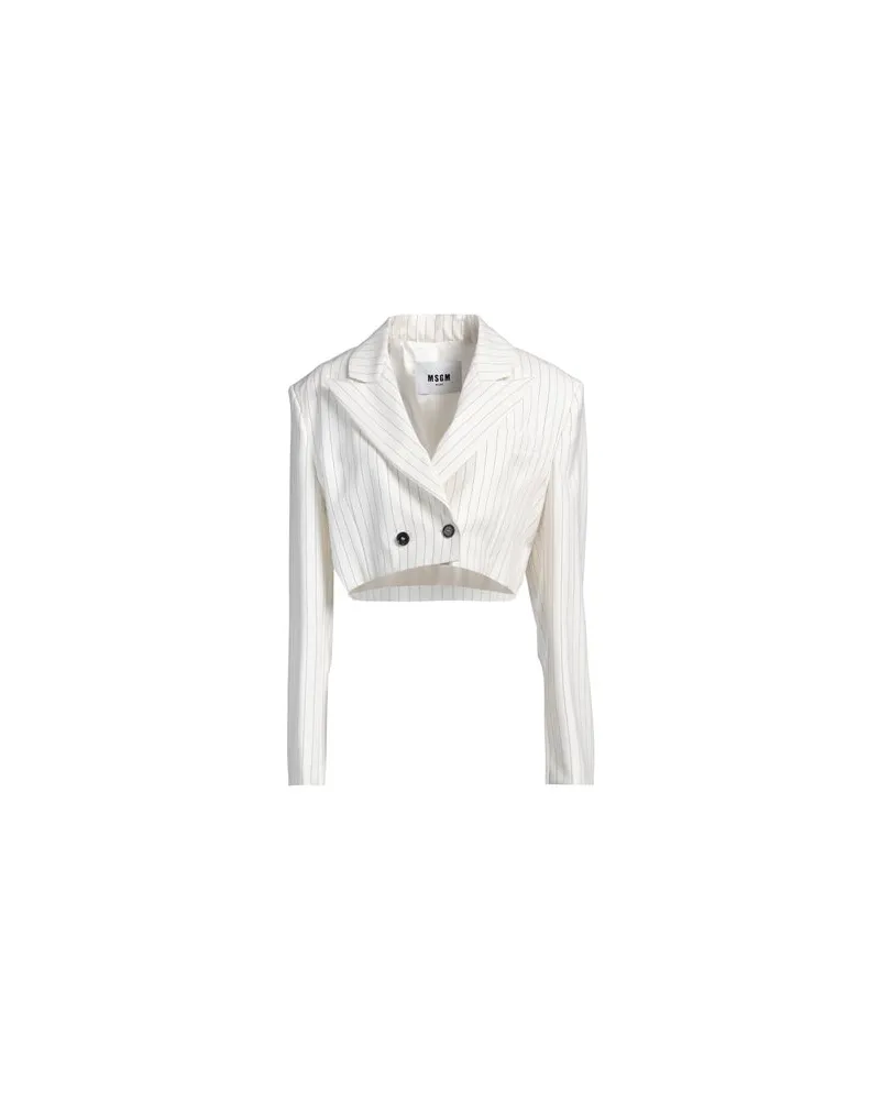 MSGM ANZÜGE und CO-ORDS - Blazersauf YOOX.COM Weiß