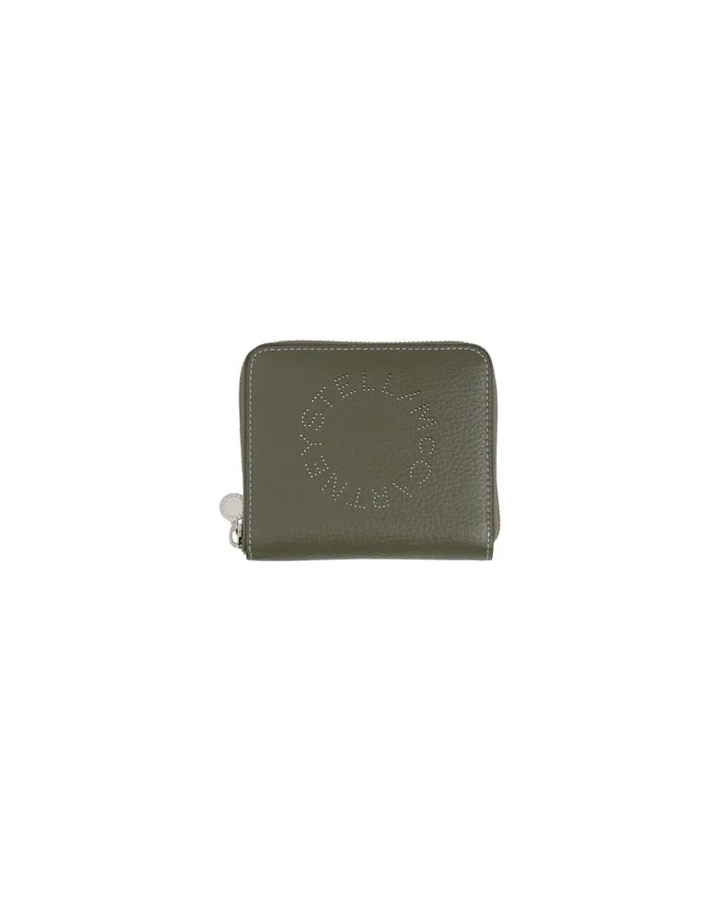 Stella McCartney Kleinlederwaren - Brieftaschenauf YOOX.COM Militärgrün