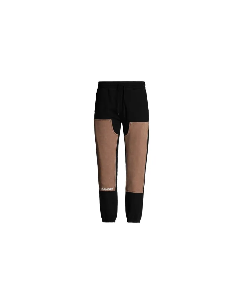 PLEASURES HOSEN & RÖCKE - Hosenauf YOOX.COM Schwarz