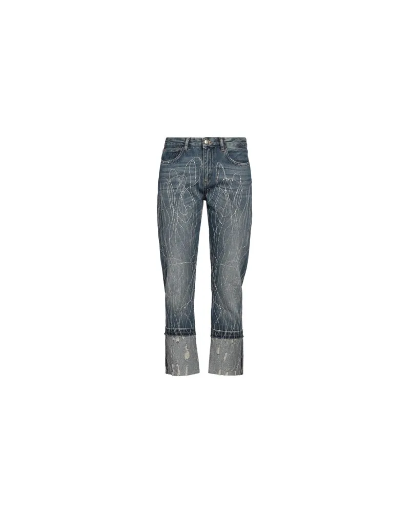 Blumarine HOSEN & RÖCKE - Jeanshosenauf YOOX.COM Blau