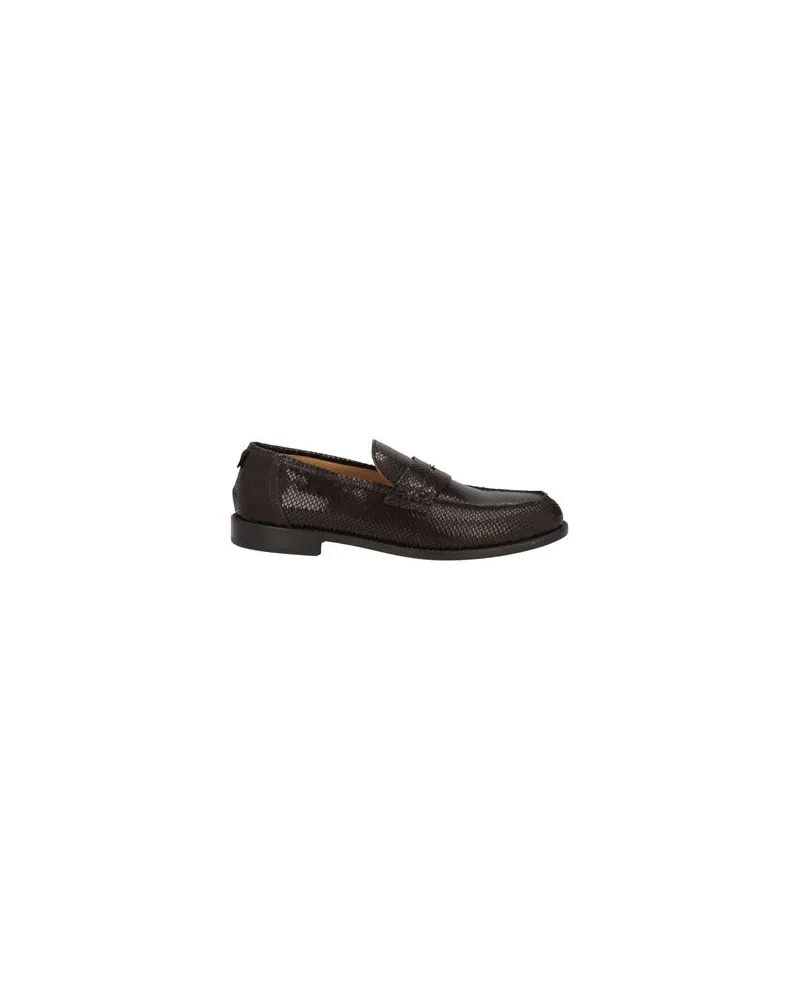 Giovanni Conti SCHUHE - Mokassinsauf YOOX.COM Dunkelbraun