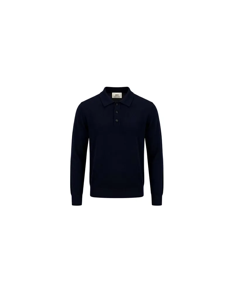 AMI Paris STRICKWAREN - Pulloverauf YOOX.COM Marineblau