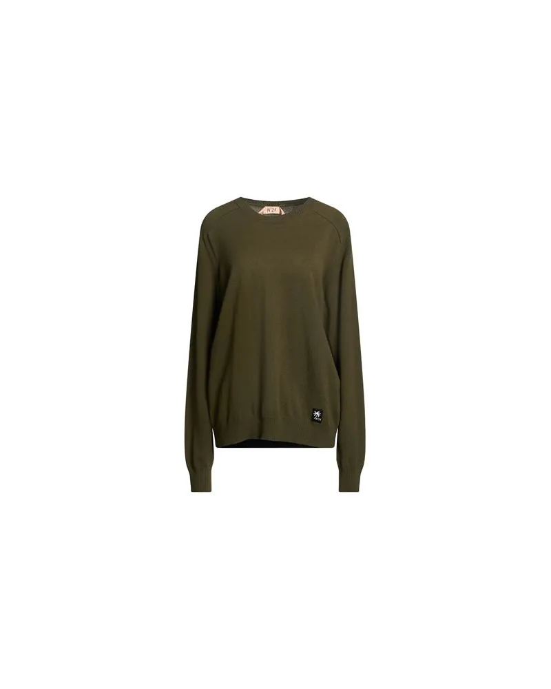 N° 21 STRICKWAREN - Pulloverauf YOOX.COM Militärgrün