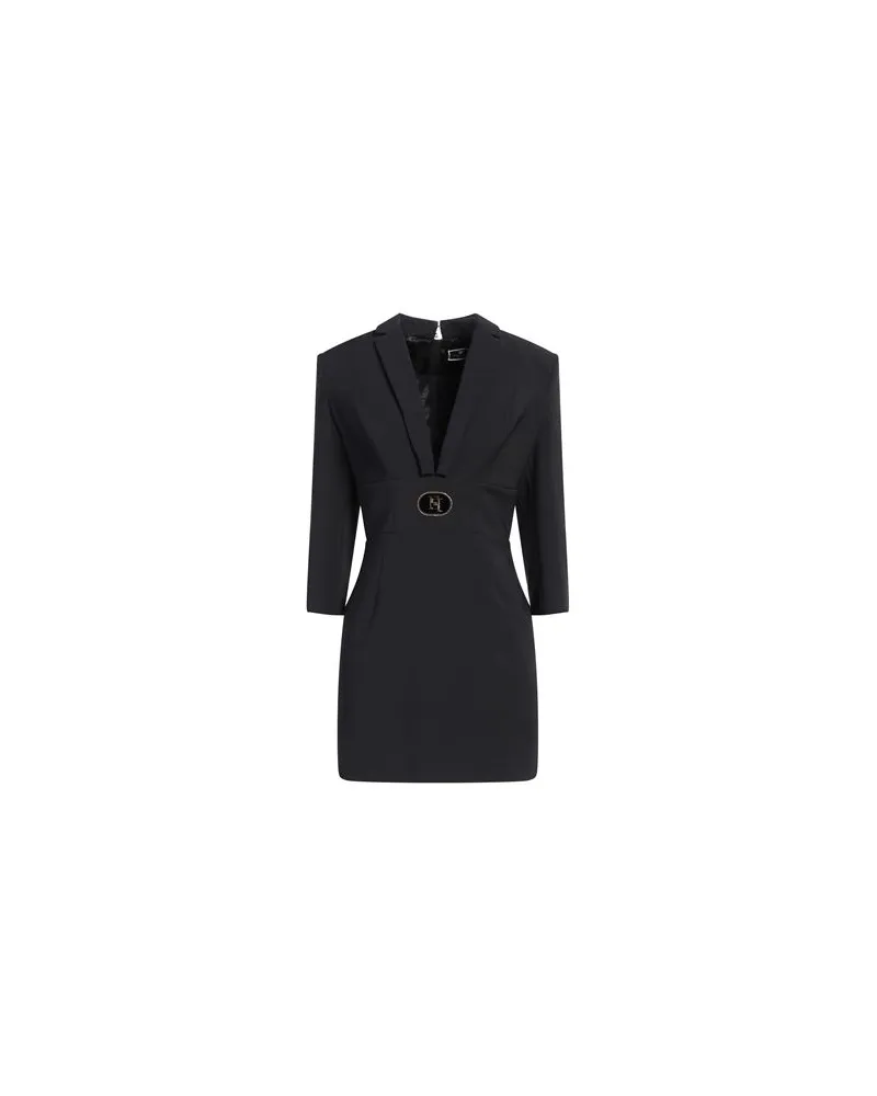 Elisabetta Franchi KLEIDER - Mini-Kleiderauf YOOX.COM Schwarz