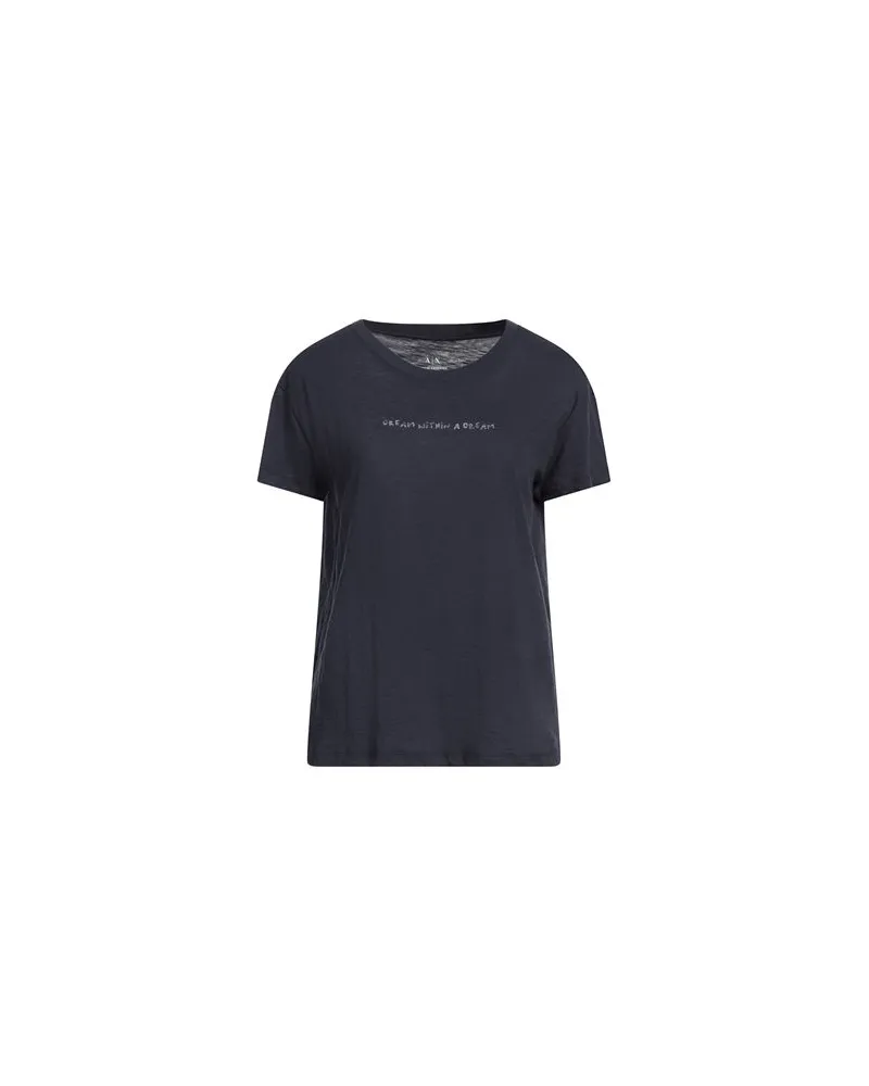 Armani Exchange TOPS - T-shirtsauf YOOX.COM Marineblau