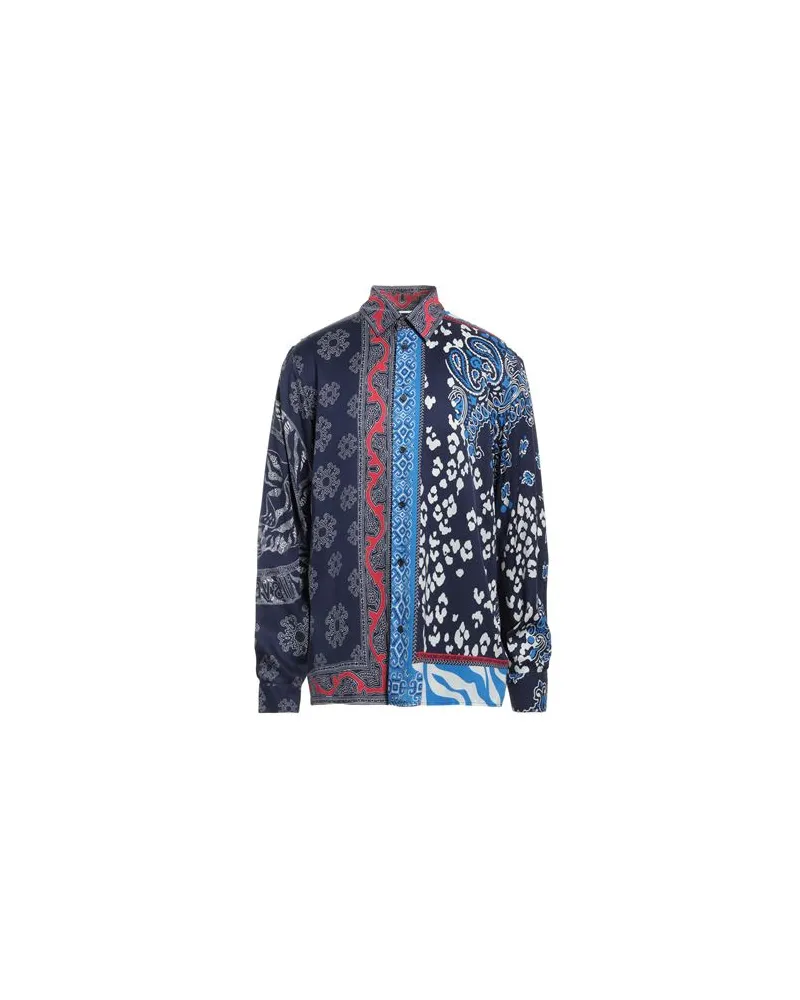 Just Cavalli TOPS - Hemdenauf YOOX.COM Marineblau