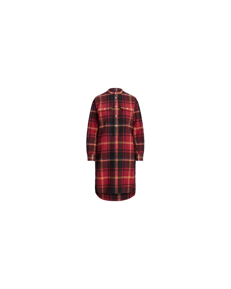 Ralph Lauren KLEIDER - Midi-Kleiderauf YOOX.COM Ziegelrot