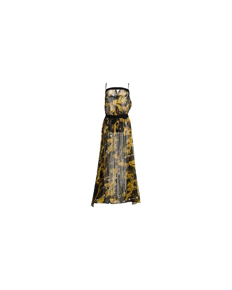Versace Jeans KLEIDER - Maxi-Kleiderauf YOOX.COM Schwarz