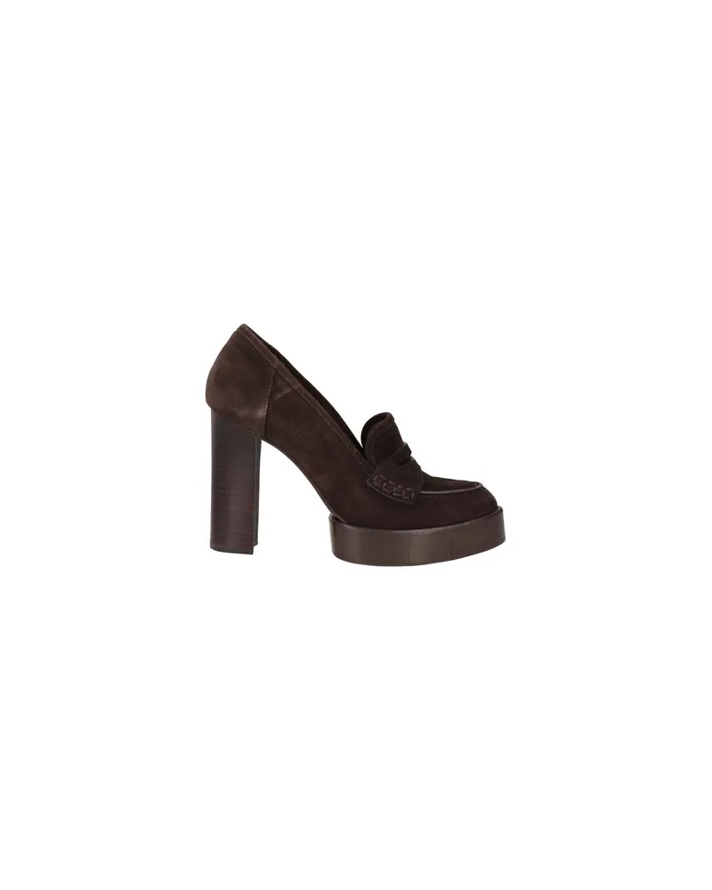 Paloma Barceló SCHUHE - Mokassinsauf YOOX.COM Dunkelbraun