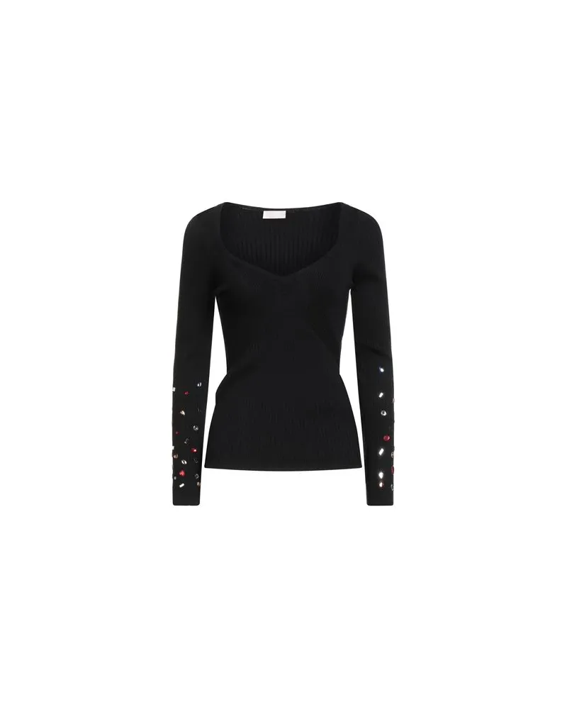 Liu Jo BETTER - STRICKWAREN - Pulloverauf YOOX.COM Schwarz