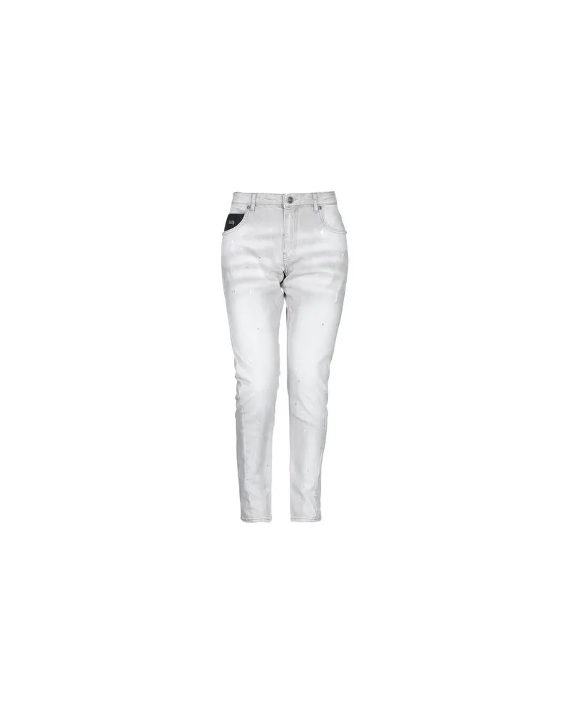 John Richmond HOSEN & RÖCKE - Jeanshosenauf YOOX.COM Hellgrau