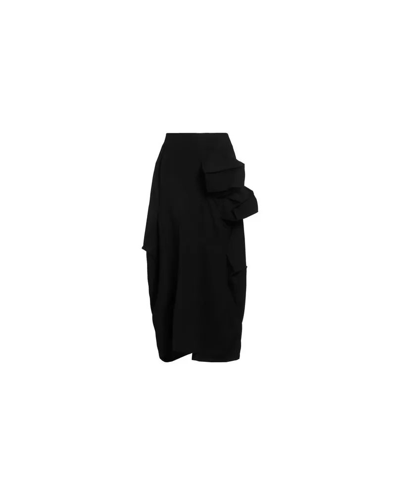 Yohji Yamamoto HOSEN & RÖCKE - Midi-Röckeauf YOOX.COM Schwarz