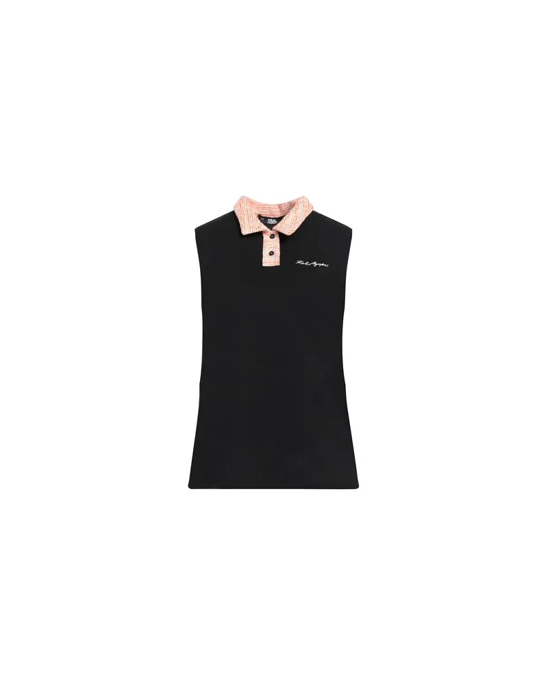 Karl Lagerfeld TOPS - Poloshirtsauf YOOX.COM Schwarz