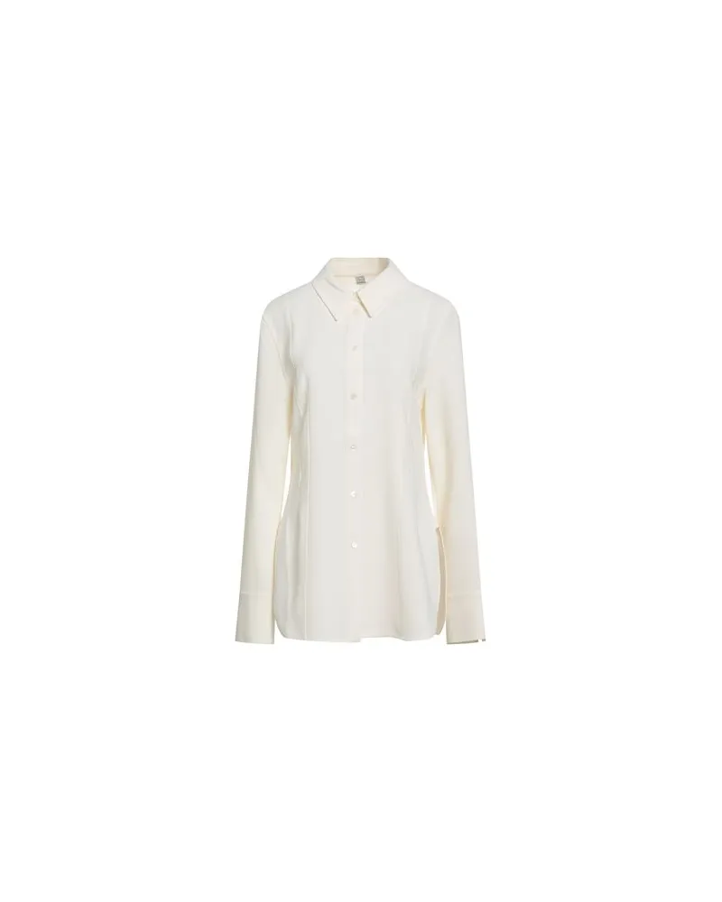 Totême TOPS - Hemdenauf YOOX.COM Cremeweiß