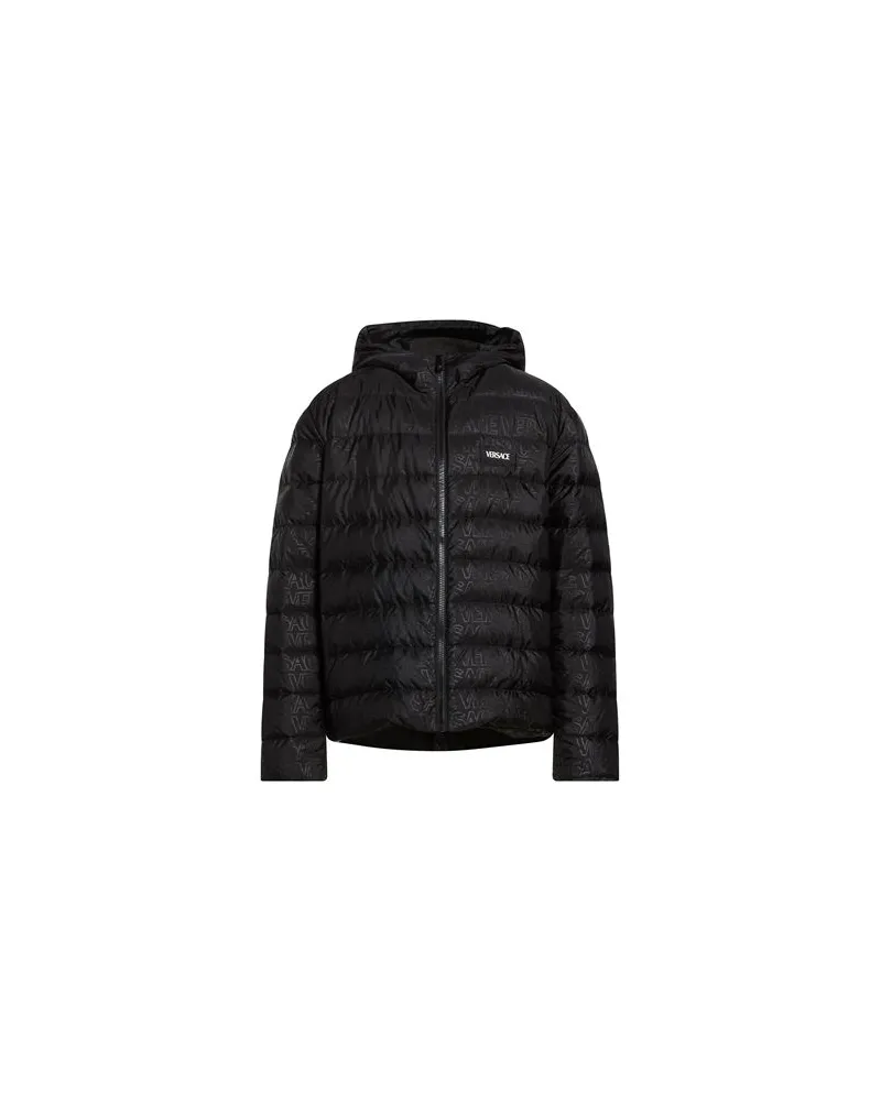 Versace JACKEN & MÄNTEL - Pufferjacken & Daunenjackenauf YOOX.COM Schwarz