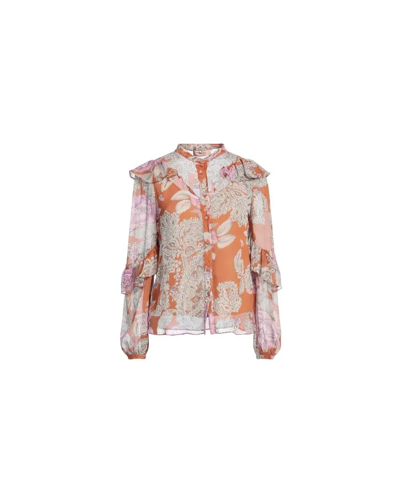 Twin-Set TOPS - Hemdenauf YOOX.COM Rostrot