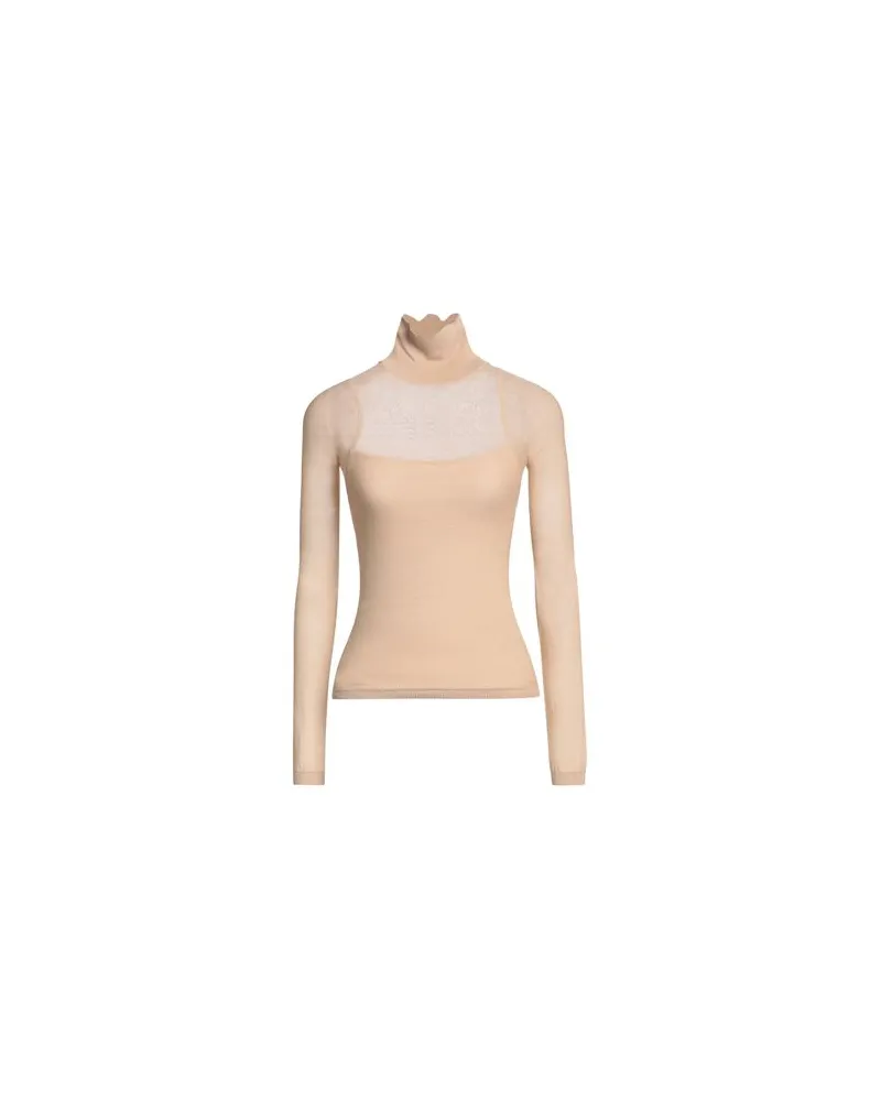 Max Mara STRICKWAREN - Rollkragenpulloverauf YOOX.COM Sand