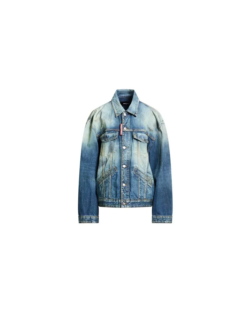Dsquared2 JACKEN & MÄNTEL - Jeansjacken/Mäntelauf YOOX.COM Blau