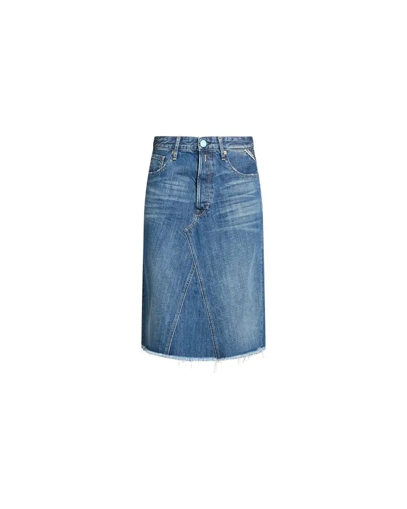 Replay HOSEN & RÖCKE - Jeansröckeauf YOOX.COM Blau
