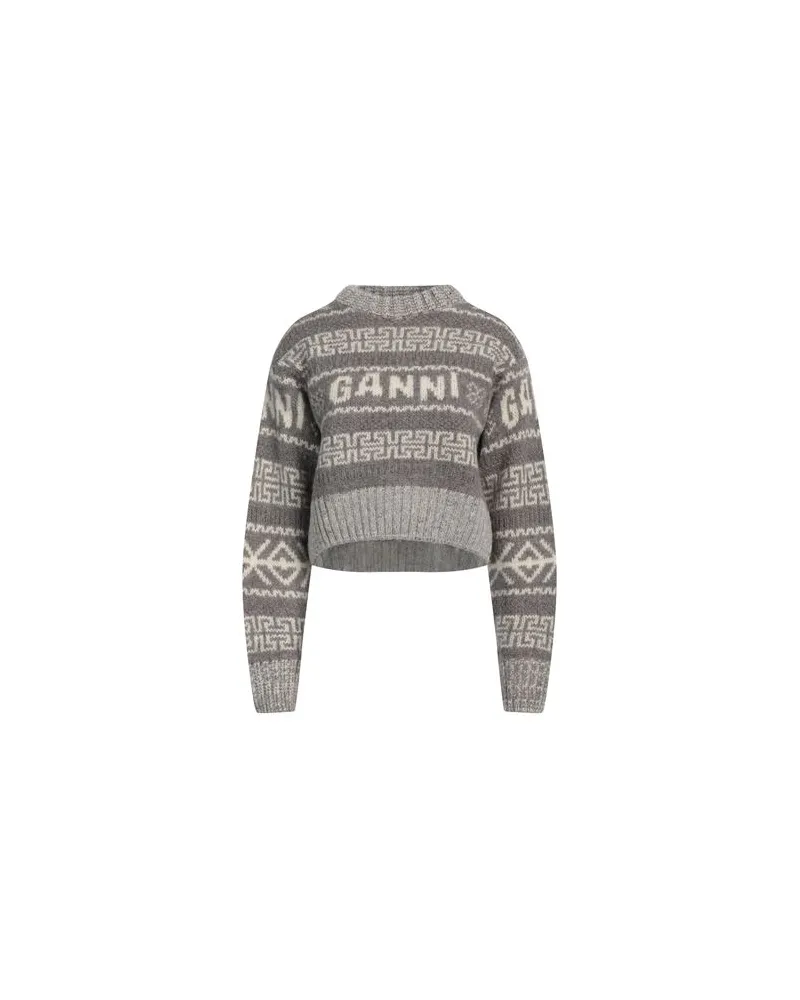 Ganni STRICKWAREN - Pulloverauf YOOX.COM Grau