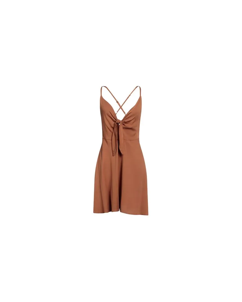 Fly Girl KLEIDER - Midi-Kleiderauf YOOX.COM Braun