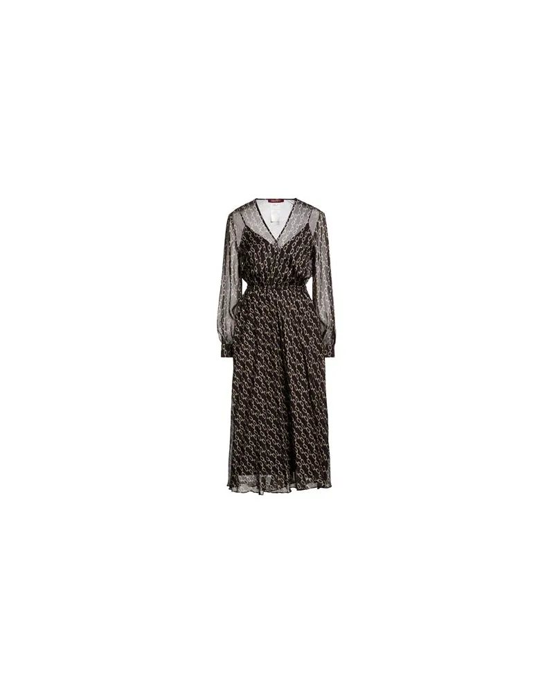 Max Mara KLEIDER - Midi-Kleiderauf YOOX.COM Nachtblau