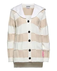 Ganni Strickjacke Beige