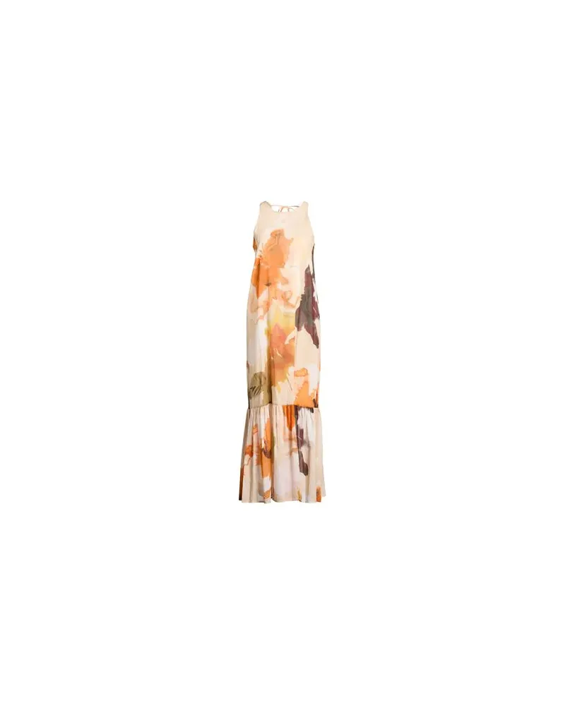 Kaos KLEIDER - Maxi-Kleiderauf YOOX.COM Beige