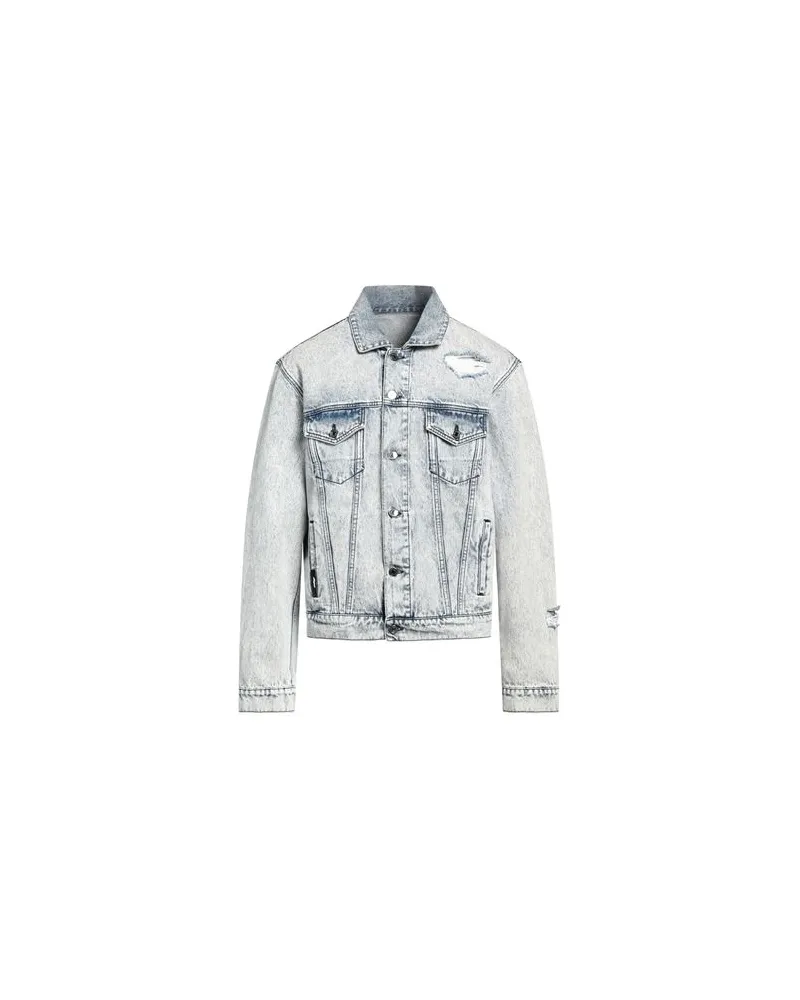 MSGM JACKEN & MÄNTEL - Jeansjacken/Mäntelauf YOOX.COM Blau