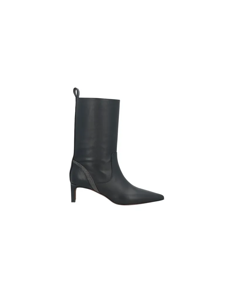 Brunello Cucinelli SCHUHE - Stiefelettenauf YOOX.COM Schwarz