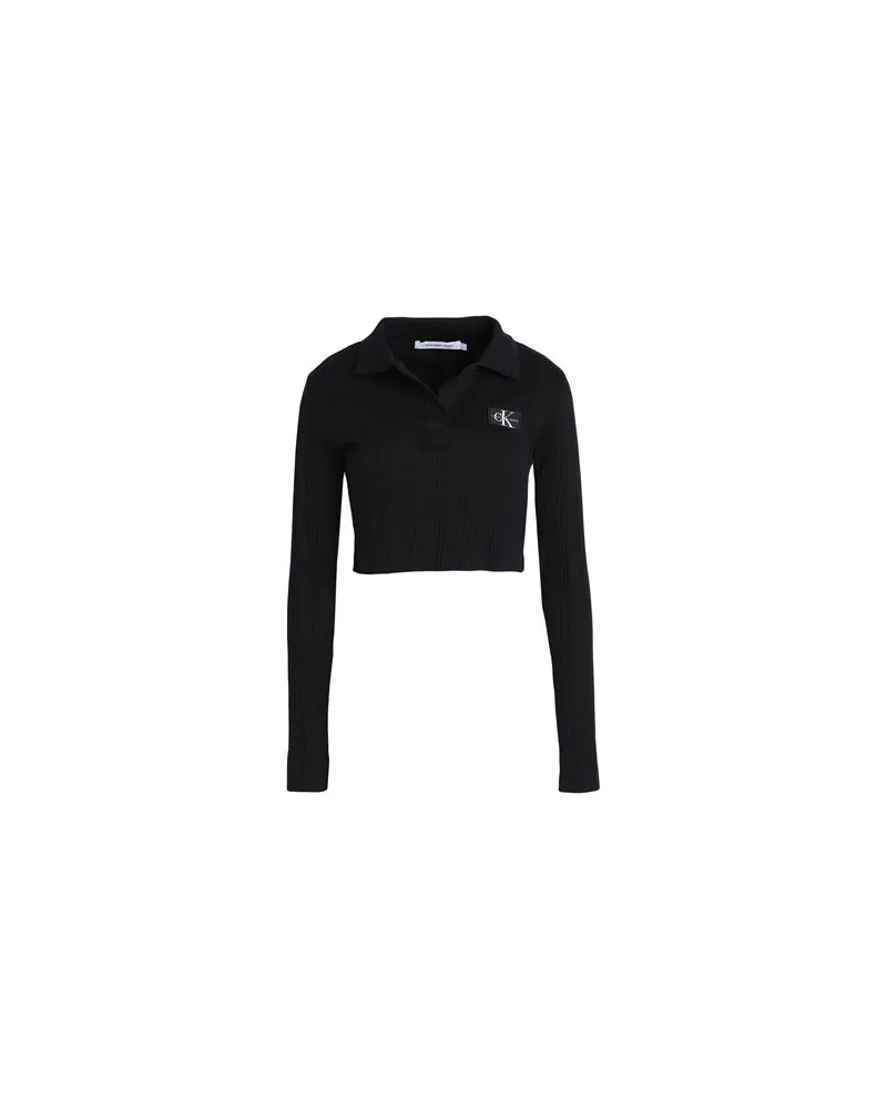 Calvin Klein TOPS - Poloshirtsauf YOOX.COM Schwarz
