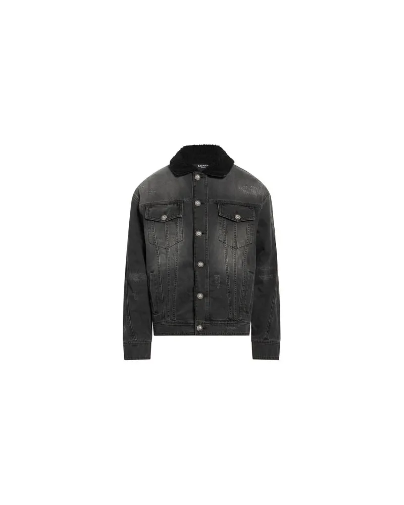 Balmain JACKEN & MÄNTEL - Jeansjacken/Mäntelauf YOOX.COM Schwarz