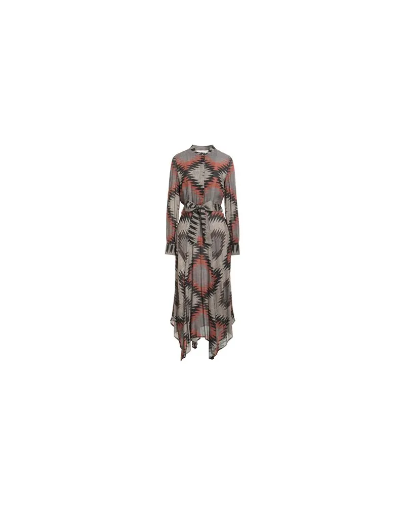 Bazar Deluxe KLEIDER - Midi-Kleiderauf YOOX.COM Rostrot