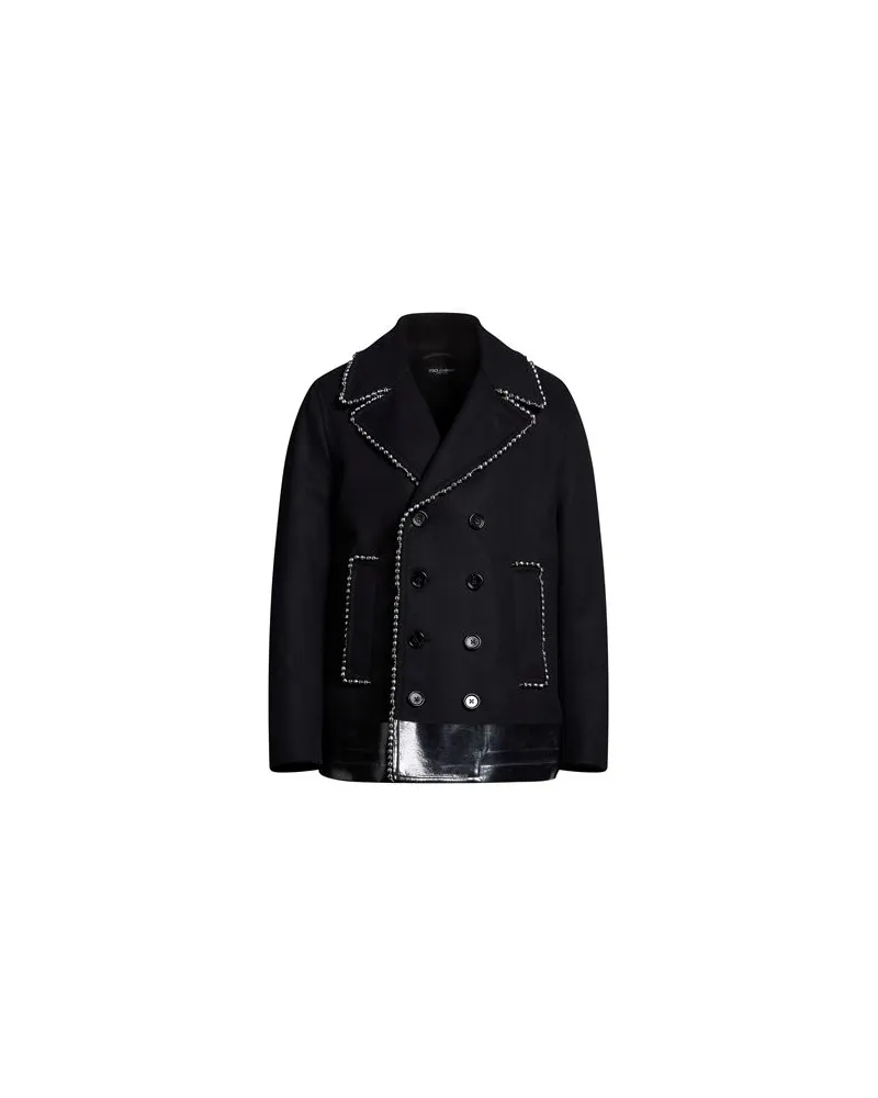Dolce & Gabbana JACKEN & MÄNTEL - Mäntelauf YOOX.COM Schwarz