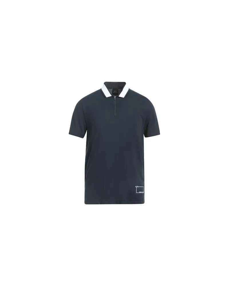 Armani Exchange TOPS - Poloshirtsauf YOOX.COM Marineblau