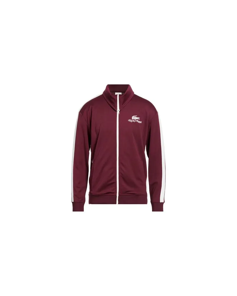 Lacoste X RICKY REGAL - TOPS - Sweatshirtsauf YOOX.COM Bordeaux
