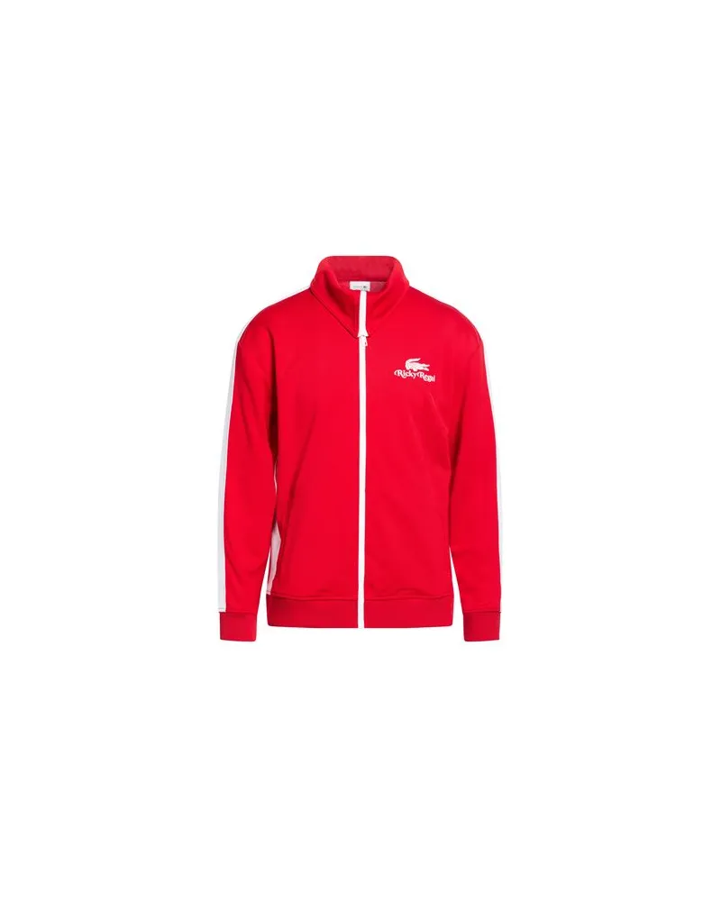 Lacoste X RICKY REGAL - TOPS - Sweatshirtsauf YOOX.COM Rot