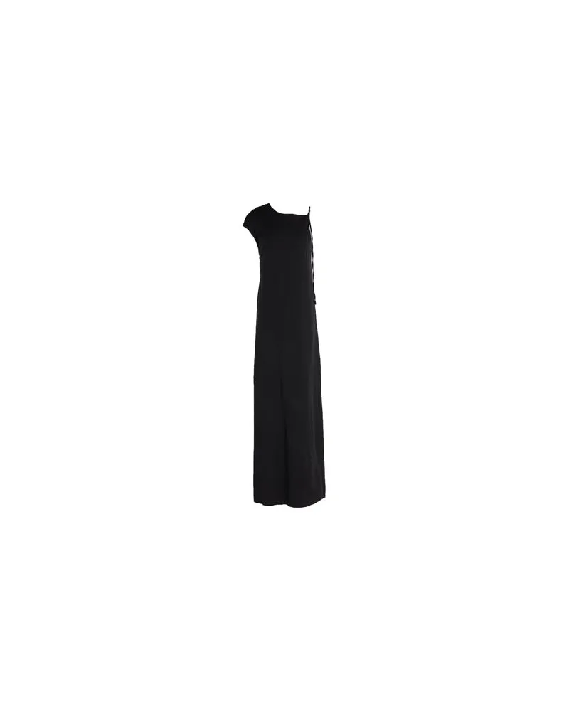 ALYSI CRÈME - KLEIDER - Maxi-Kleiderauf YOOX.COM Schwarz