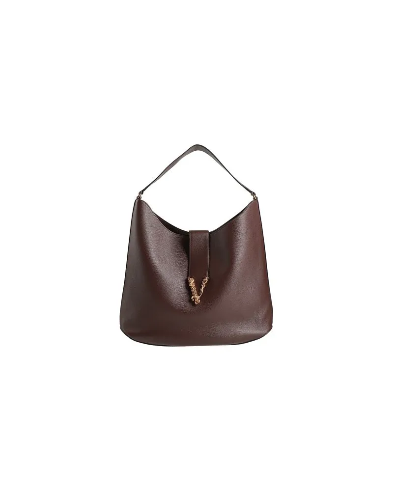 Versace TASCHEN - Handtaschenauf YOOX.COM Dunkelbraun