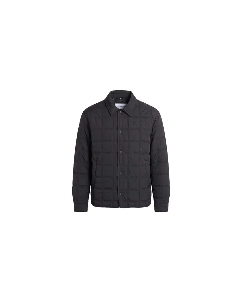 Calvin Klein JACKEN & MÄNTEL - Pufferjacken & Daunenjackenauf YOOX.COM Schwarz