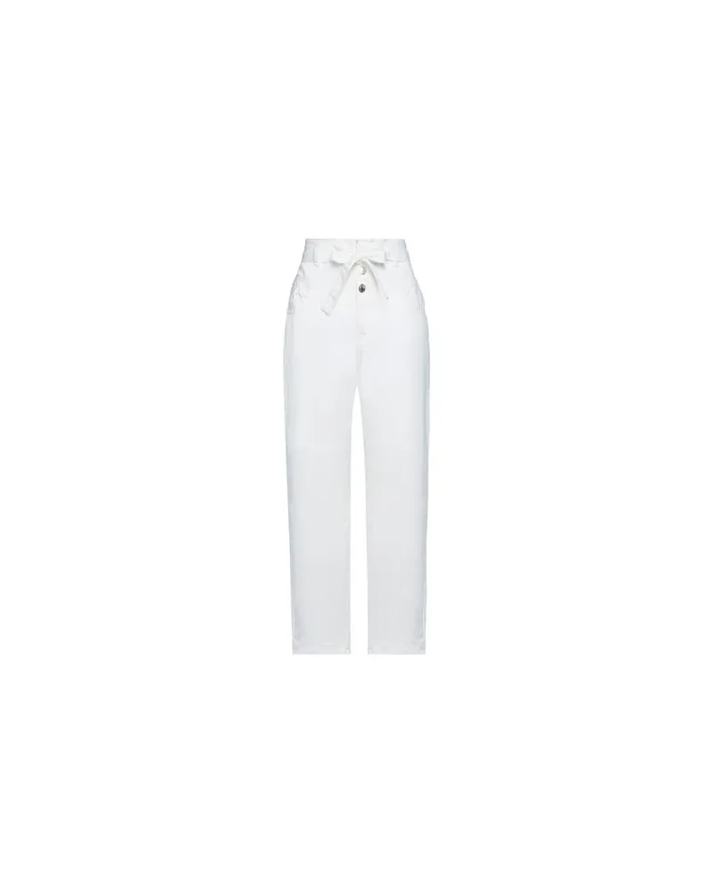 Pinko HOSEN & RÖCKE - Jeanshosenauf YOOX.COM Weiß