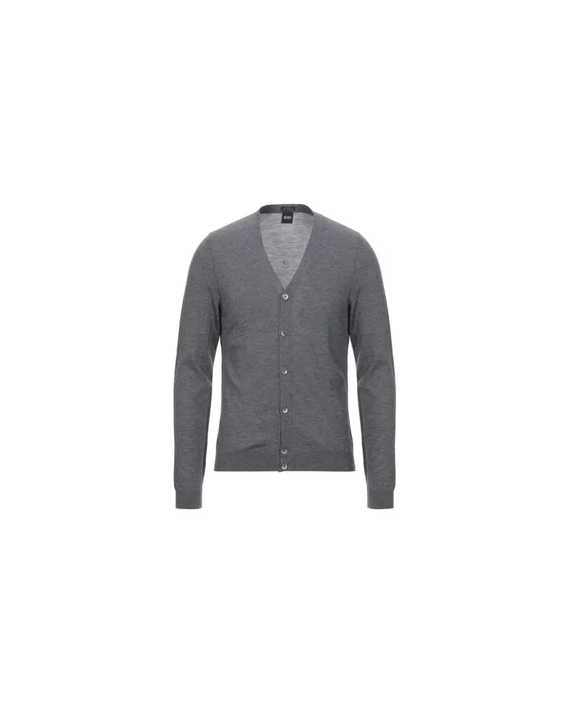 HUGO BOSS STRICKWAREN - Strickjackenauf YOOX.COM Grau