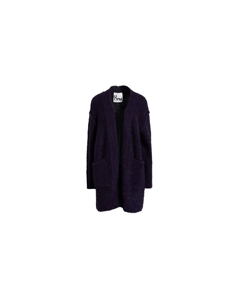 8PM STRICKWAREN - Strickjackenauf YOOX.COM Dunkelviolett