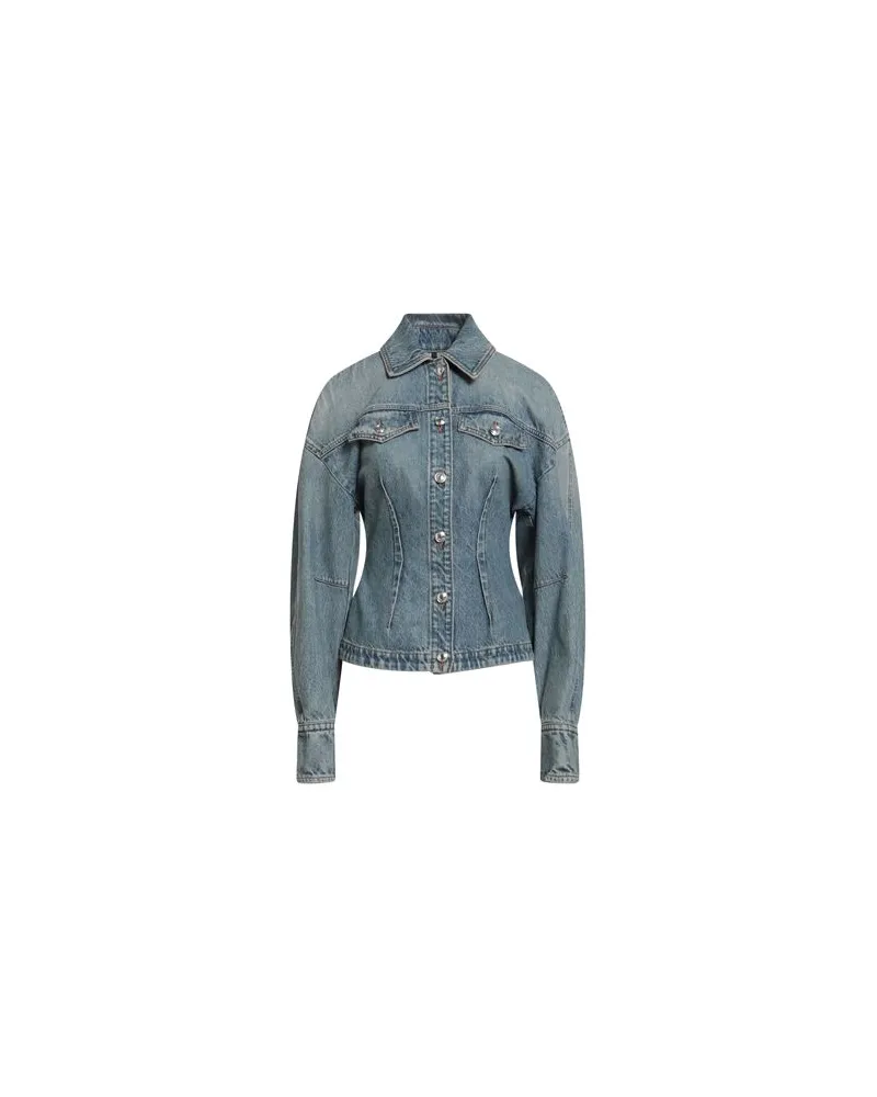 SPORTMAX JACKEN & MÄNTEL - Jeansjacken/Mäntelauf YOOX.COM Blau